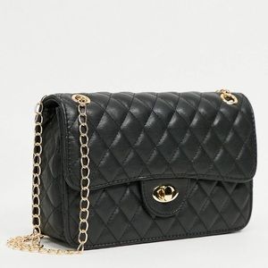 asos quilted cross body bag